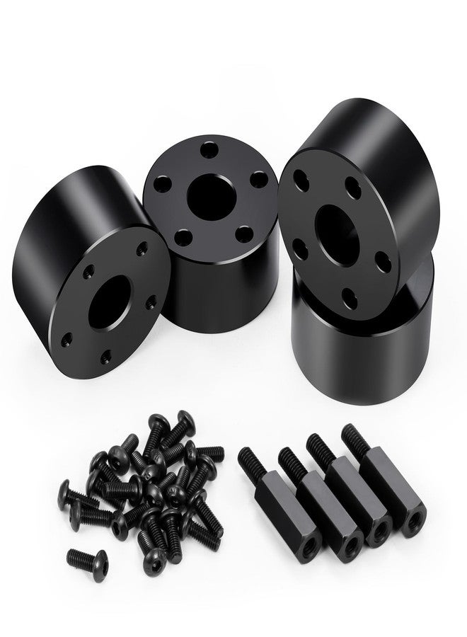 WEFEINO 4PCS Aluminum RC Hex Combiner Wider Front Wheel Hubs Adapter +19mm Upgrade Parts for 1/10 Tamiya Clod Buster 4×4×4 RC Car - Image 2